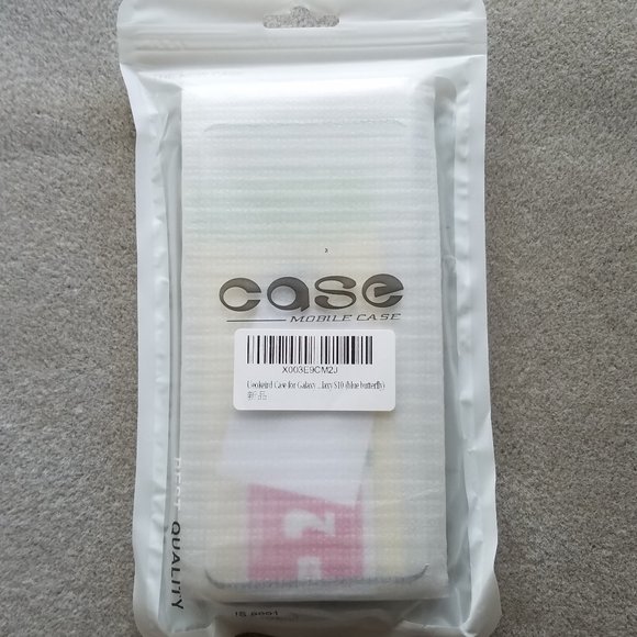 NWT Samsung s10 Blue Butterfly Phone Case and Screen Protector - Picture 7 of 8